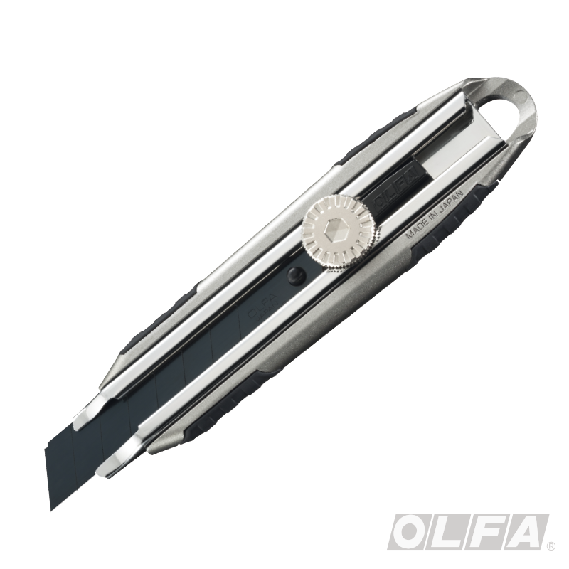 Cuchillo Industrial de Aluminio 18 mm Seguro Manual