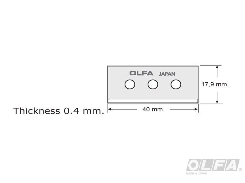 Repuesto Cuchillo SK-10 10 unidades