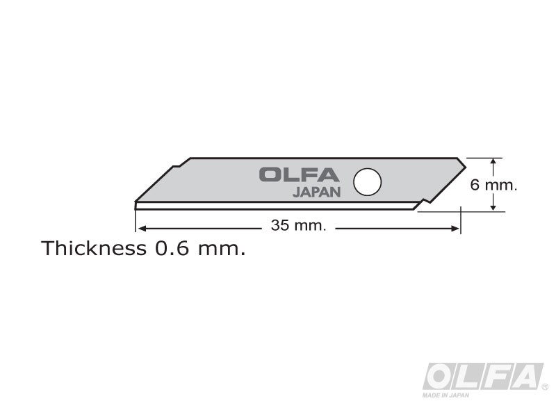 Repuesto cuchillo blanco TS-1