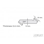 Repuesto Cuchilla para cortar plásticos 3 unidades